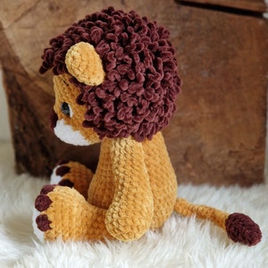PDF instructions for the amigurumi lion Timba and the lioness Nala in German and English by NisliHaekeltiere/crochet pattern Lion image 5