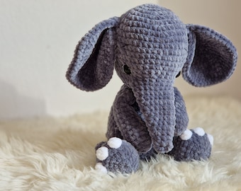 PDF Anleitung in Deutsch für den Amigurumi Elefant "Tamo" von NisliHaekeltiere