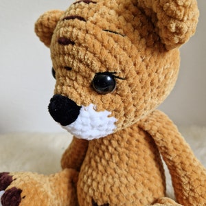 PDF Anleitung für den Amigurumi Löwen Timba und die Löwin Nala auf deutsch und englisch von NisliHaekeltiere/crochet pattern Lion zdjęcie 3