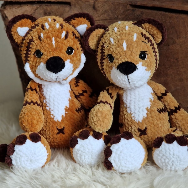 Instructions PDF pour le Tigre Amigurumi "Kyan" en allemand de NisliHaekeltiere