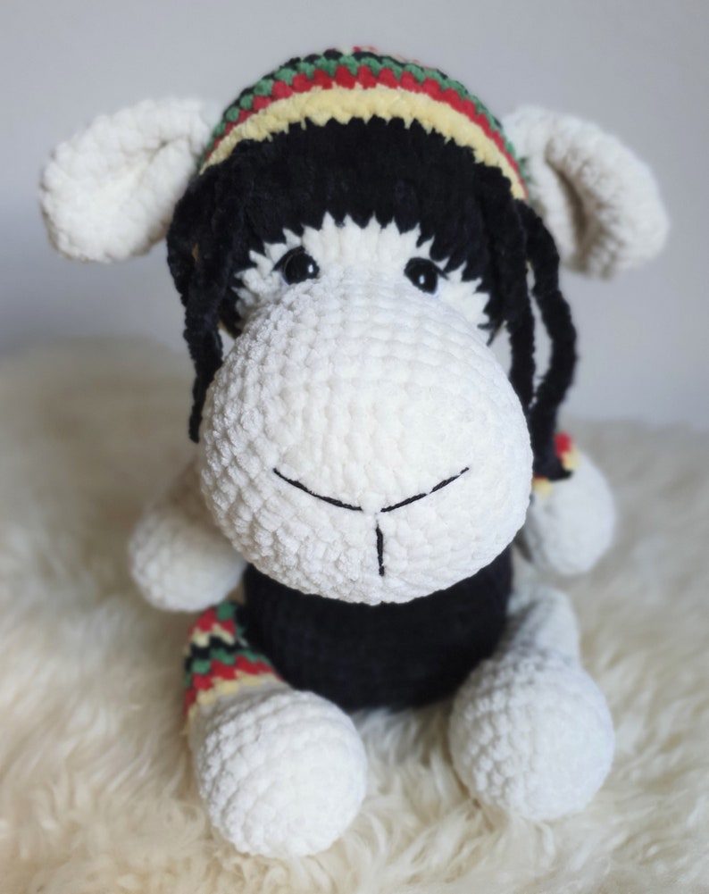 PDF instructions in German for the amigurumi sheep Bob and Carla from NisliHäkeltiere image 3