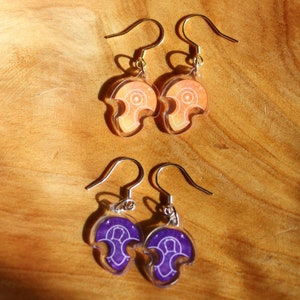 FFXIV Azem and Hades Acrylic Earrings | FF14 | Gamer Jewelry | Gamer Accessories | Soul Crystal | 1&quot; x 1&quot;