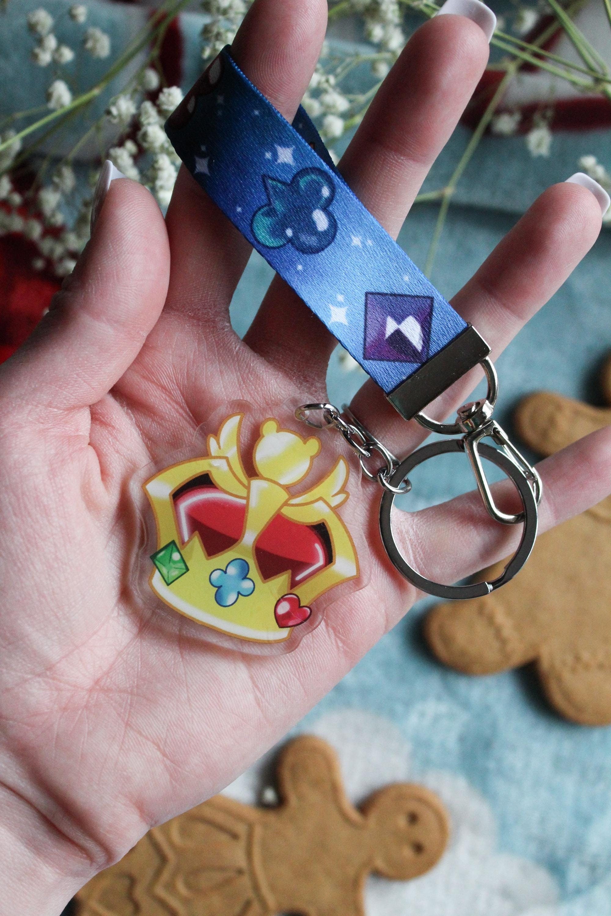 Cookie Run Soul Jam Keychain Wristlets: Wrist Lanyards With 2