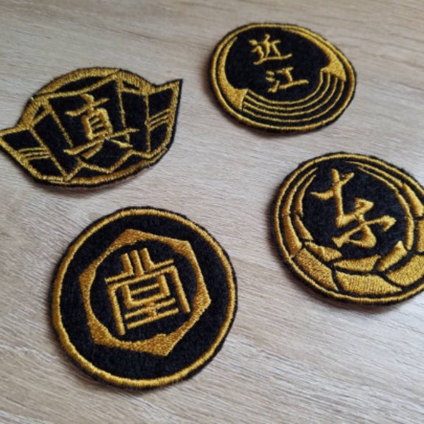 Yakuza house crest embroidered patches