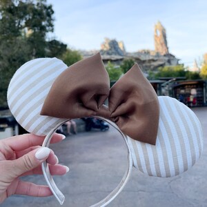 Neutral Striped Mouse Ears
