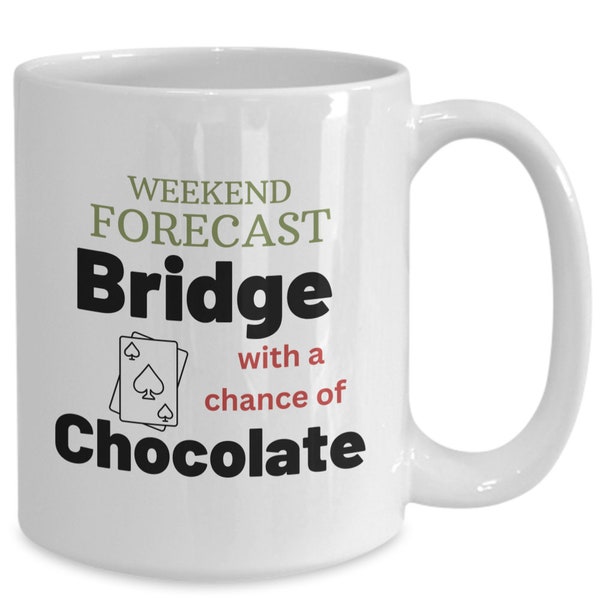 Bridge Player Gifts for Women | for Men | Mugs for Bridge Players | Bridge Mugs | Funny Bridge Mug