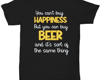 Funny Beer Shirt | Beer T Shirt | Beer T-Shirt | Womens Beer T-shirt | Beer Lover Gift | Drinking Beer Shirt