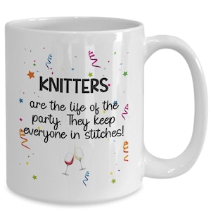 Gift For Knitter | Knitting Lover Gifts | Knitters Mug | Love Knitting | Yarn Collector | Knitting Mug | Knitting Gift For Women