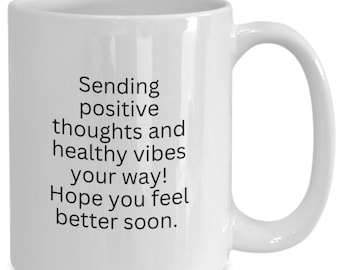 Get Well Soon Gift | Thinking Of You Gift | Hug In A Mug Mug | Surgery Recovery Gift | Get Well Mug | Friendship Mug | Coffee Mug Gift