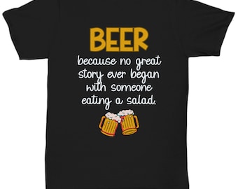 Funny Beer Shirt | Beer T Shirt | Beer T-Shirt | Womens Beer T-shirt | Beer Lover Gift | Drinking Beer Shirt | Mens Shirt | Funny Party Tee