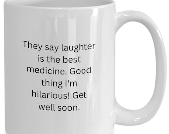 Get Well Soon Gift | Thinking Of You Gift | Hug In A Mug Mug | Surgery Recovery Gift | Get Well Mug | Friendship Mug | Coffee Mug