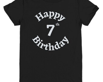 7Th Birthday Shirt | Im 7 Tshirt | Boys 7Th Birthday | 7Th Birthday Girl | Im 7 Shirt | Number Seven Shirt | Birthday T-Shirt