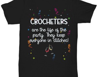 Gift For Crocheter | Crochet Mom Tee | Funny Crochet T-Shirt | Knitting Lover Tee | Crochet Lover Shirt | Crochet Love Shirt | Gift For Her
