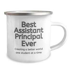 Bester Stellvertretender Schulleiter Tasse | Haupt-Anerkennungs-Geschenk | Stellvertretender Schulleiter Geschenk | Lehrer-Anerkennungswoche | Eine bessere Welt schaffen