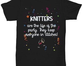 Love To Knit | Knitter T-Shirt | Knitter Gift | Knitting T Shirt | Gift For Grandma | Gift For Mom | Knit Lover | Crochet Tshirt