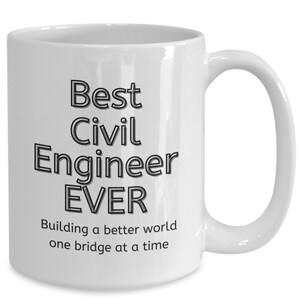 Gift for Civil Engineer, Best Civil Engineer Ever, Gift for Him or Her, Appreciation Gift, Birthday Present, Saving the World