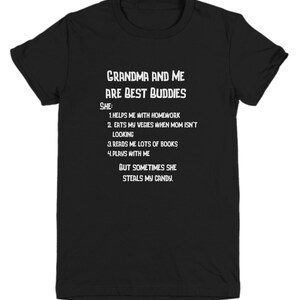 Funny Youth Shirt | Funny Kids Life Tee | Funny Kids Shirt | Youth T-Shirt | Smiley Shirt | Grandma Sometimes Eats My Candy