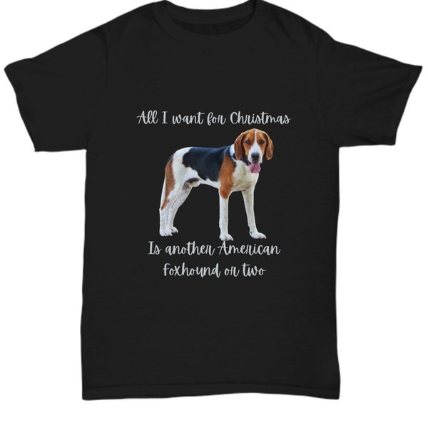 Funny Dog T-shirt | American Foxhound | Dog Lover Gift | Funny Dog T-shirts for Women and Men|