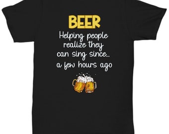 Funny Beer Shirt | Beer T Shirt | Beer T-Shirt | Womens Beer T-shirt | Beer Lover Gift | Drinking Beer Shirt | Liquid Courage | Funny Quote