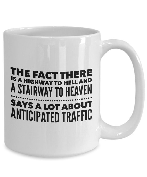 Funny Christian Mug | Jesus Mug | Funny Coffee Mug | Christian Coffee Mug | Funny Christian Gift | Gift For Friend | Stairway to Heaven Mug