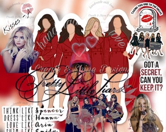 Pretty Little Liars 20 oz PNG Tumbler Wrap - DIGITAL FILE