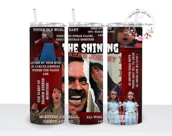 Horror film 20 oz PNG tumbler wrap - DIGITAL file only