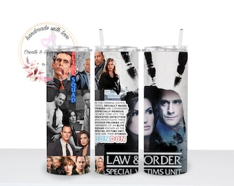 Original Law & Order SVU DIGITAL FILE only 20 oz tumbler wrap