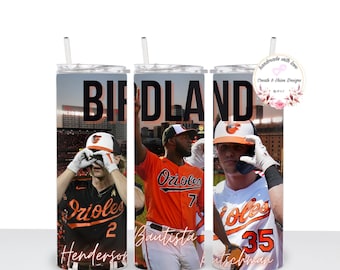 Birdland Baseball BUNDLE 7 images 20 oz Tumbler wraps DIGITAL files only
