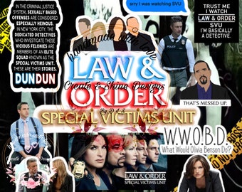 Emballage de gobelet PNG 20 oz Law & Order SVU - fichier NUMÉRIQUE uniquement