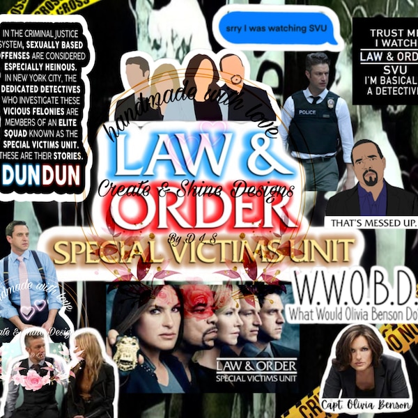 Law and Order Svu Svg Etsy