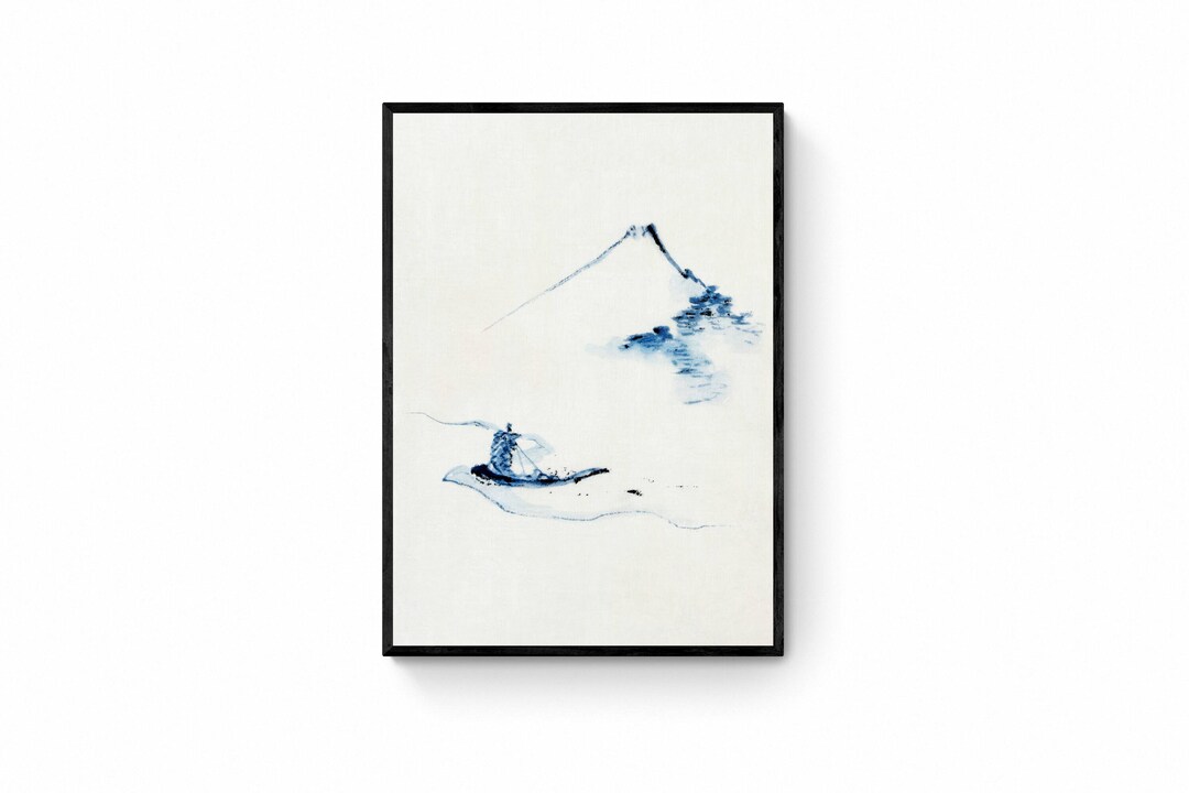 Hokusai Art Print Mount Fuji Japanese Art Etsy