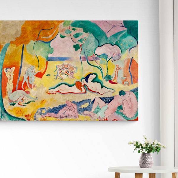 Henri Matisse canvas The Joy of Life  Le Bonheur de Vivre 1906 matisse paintings modern wall art