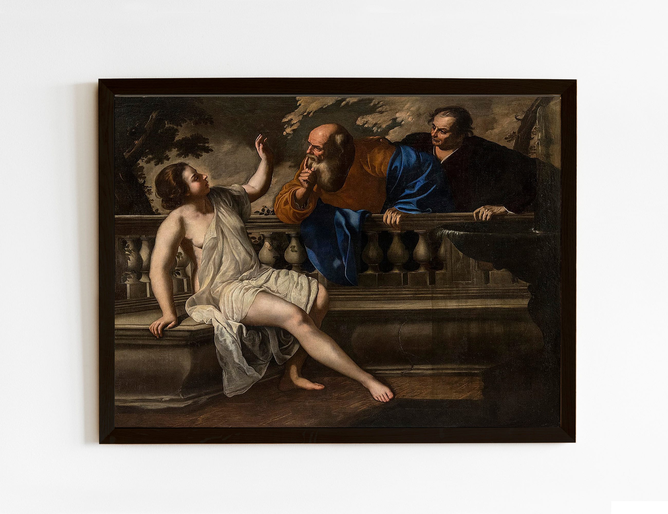 Artemisia Gentileschi Susanna and the Elders Poster Etsy