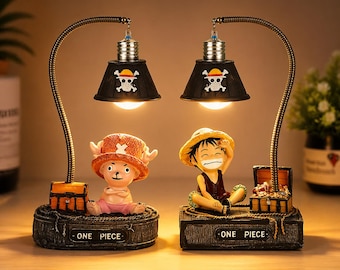 One Piece Luffy 3D LED Night Light, Anime Desk Lamp, Room Decor