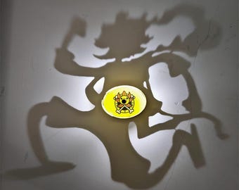 One Piece Zoro Wall Lamp | Anime LED Night Light, Kids Room Decor