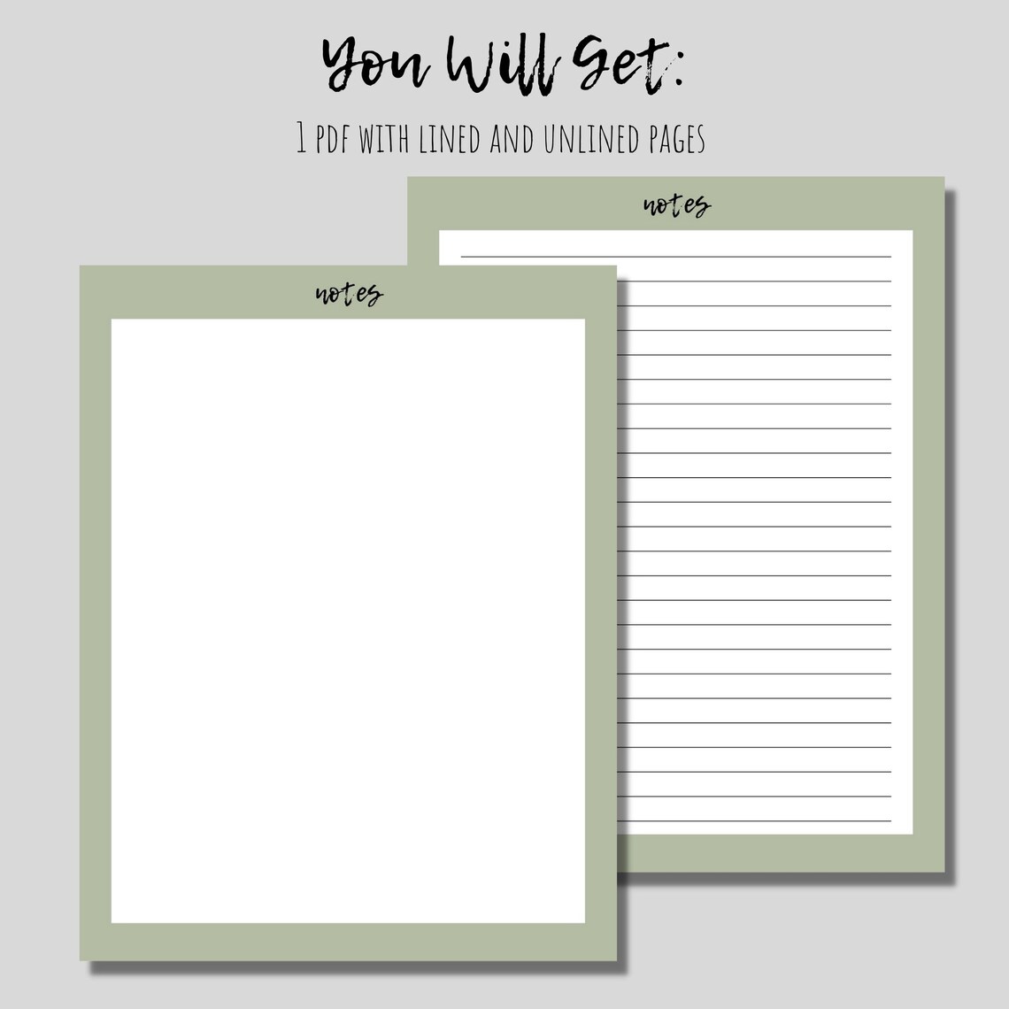 Printable Stationery, Printable Note Pages, Note Paper, Writing Pages, Letter, Lined Printable ...