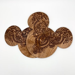 Boho Mouse Coaster Set