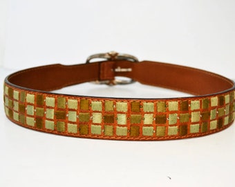 Post&Co Genuine Leather Belt 5007; Size: 90 Post & Co Leather Belt Nut 35 Washed | SUNSETSTAR main image 4