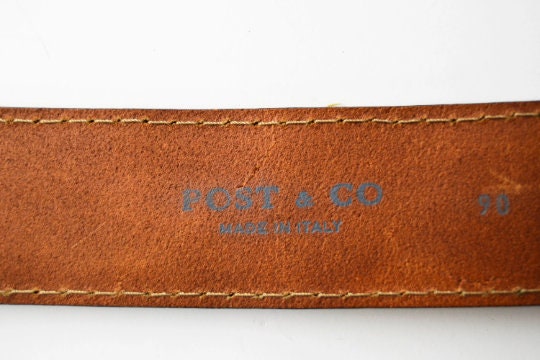 Post & Co Brown Genuine Leather Belt Size 90 Post & Co | Accessories | Post Co Brown Genuine Leather Belt  main image 2