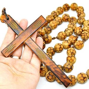 wall decoration large rosary, wooden beads rosary, religious decoration,wooden beads rosary, religious decoration, wall decoration,
