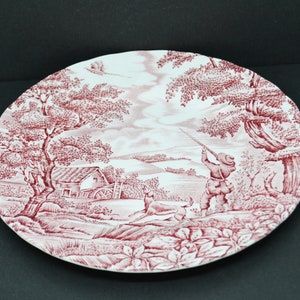myott bord, vintage Myott souvenirbord, Royal Mail of England, schoteldecoratie, decoratieve borden, verzamelbord