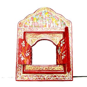 Mirror with doors, Mirror door, Mirror decoration, Red mirror, Vintage mirror, Mirror with doors, Mirror mirrored, Mirror