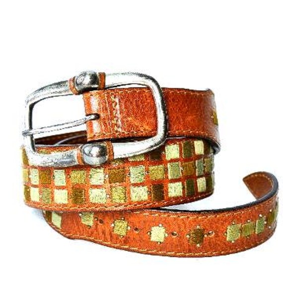 Post & CO Women’s Brown Leather Belt s-l400.jpg main image 2