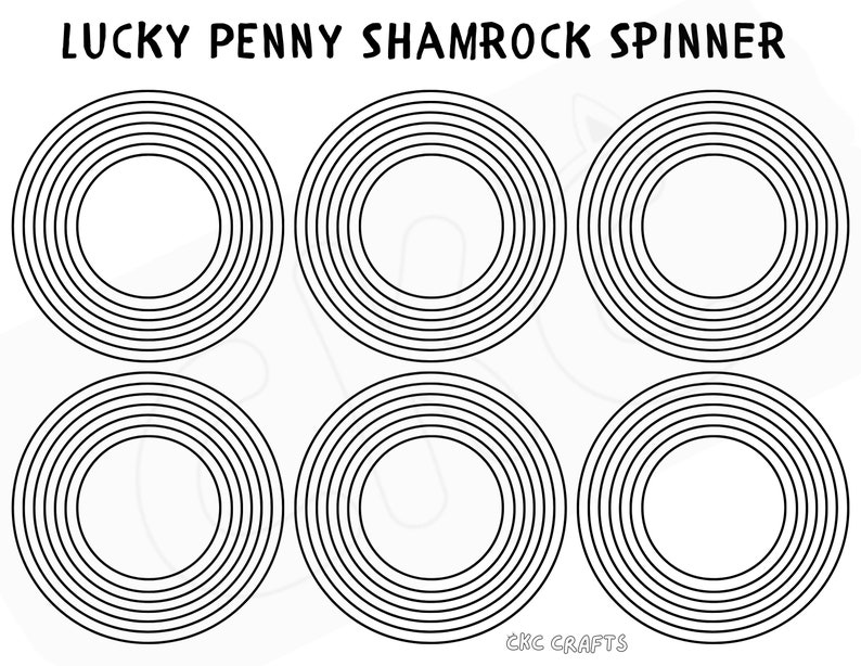 St. Patrick's Day Craft, Penny Spinner, Kids Early Literacy Activity ...