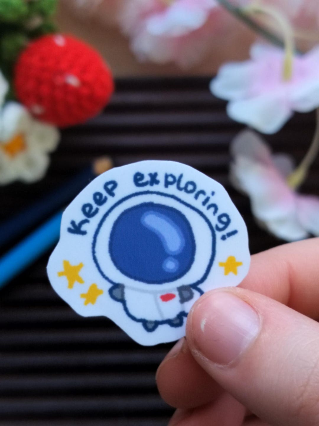 Exploring Astronaut Sticker - Etsy