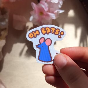 rat sticker - cute - cute sticker - cute rat sticker - rat lover gift - funny - funny sticker - funny rat sticker - funny animal sticker