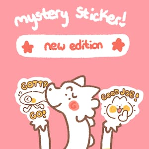 Mystery Stickers! - cute - cute stickers - stickers - vinyl - vinyl stickers - random - random stickers - mystery