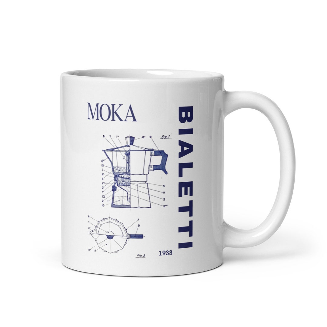 Bialetti Moka Pot Mug, Moka Express, Italian Coffee UK
