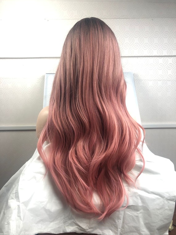 Ombre Curly Wig With Bangs: Long Wave Heat Resistant  display picture 3