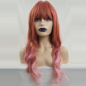 Ginger Wig with Bangs I Red Wig I Cosplay Wigs about 20 inches